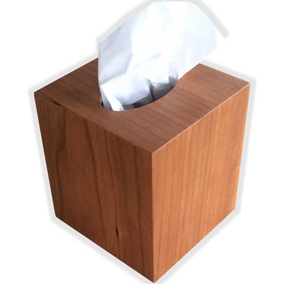 Tissue box cover cube square botique size fits Kleenex and