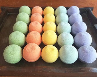 Bath Bombs, 50 bombs,fizzy shower bombs,spa,bath gift,relax,gift for girlfriend, wedding favors, for her, aromatherapy, wholesale bath bombs