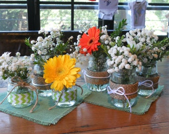 Burlap and Lace Round Table Centerpiece Burlap Placemat Rustic