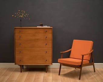 Mid Century Glenn of California Highboy Dresser