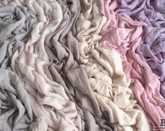 6 Stretchy Knit Wrap Bundle - Newborn photography Props
