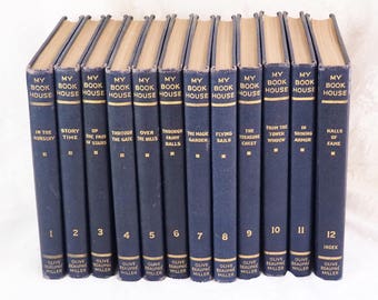 Complete Set My Book House 1937- Twelve Volumes- Children's Books- Edited by Olive Beaupre' Miller- The Book House for Children, Chicago-