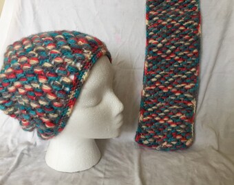Puff stitch scarf | Etsy