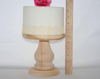 Unfinished Wooden Cake Stand DIY Wedding Wood Unfinished Wooden Cake Stand DIY Wedding Wood