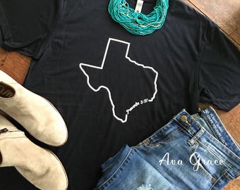 Texas Strong Proverbs 3:27 fundraising t shirt // texas tee t-shirt // hurricane harvey fundraising t-shirt // hurricane relief
