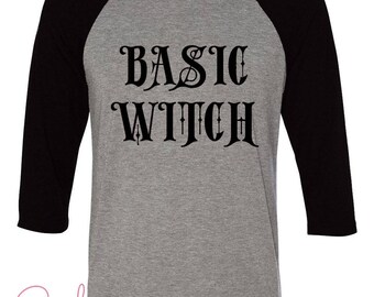 Basic Witch women's funny Halloween Shirt