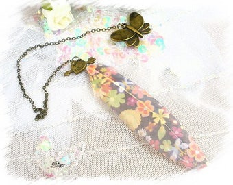 Bookmark like liberty Butterfly brass mother's day * D167