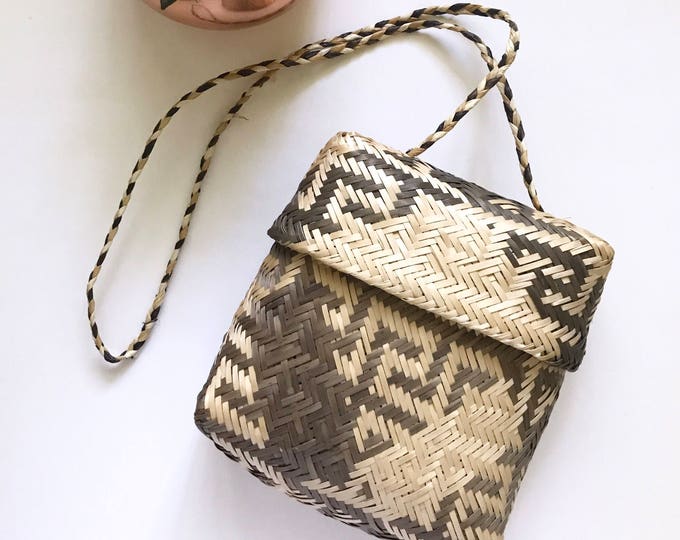 Cute Small Woven Basket Bag