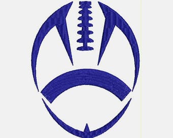 Football applique design Machine Embroidery Design - Instant Download Filled Stitches Design 308