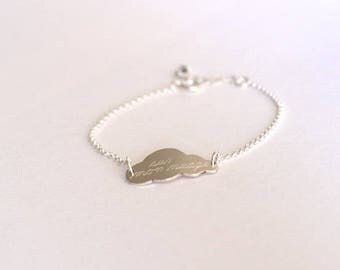Bracelet 925 sterling silver cloud