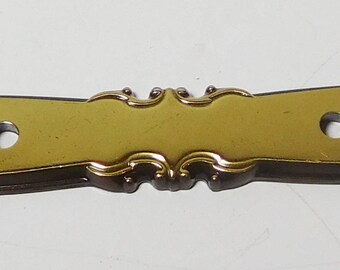 Flat Brass Backplates Antique Brass Finish Vintage Back Plates Set of 5