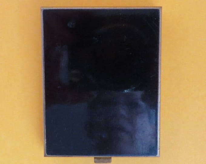 Vintage MOP Compact Picture Case - Portable Photograph Case, Collector's Picture Compact