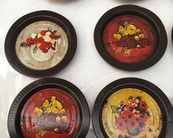 Vintage Metal Coasters
