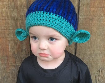 Trolls - branch inspired crochet hat