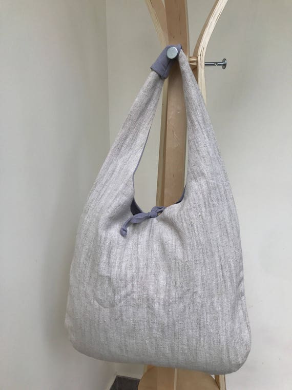 Thick hemp hobo tote bags