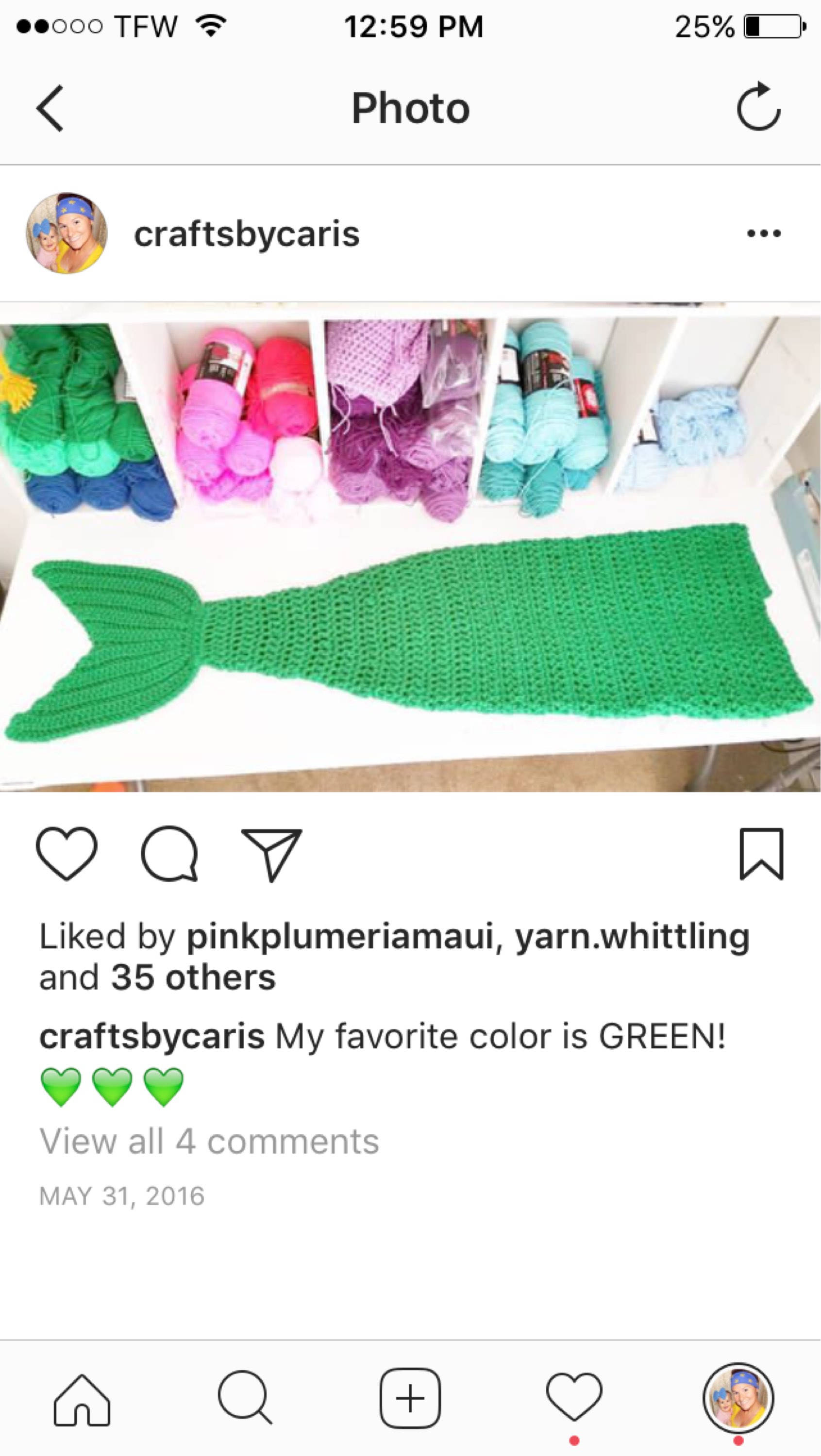 Custom Made Mermaid Tail Blanket