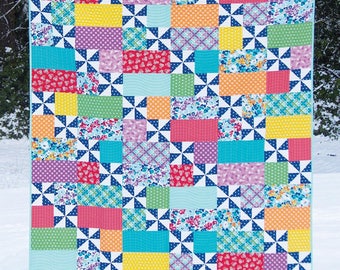 Touchdown Quilt Pattern by Cluck Cluck Sew 2 Sizes Super