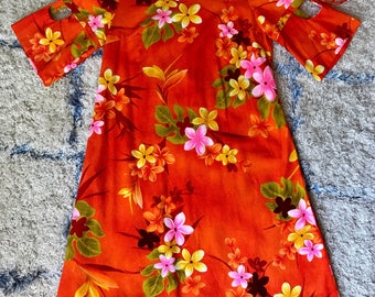 1960's Mod Hawaiin Tiki Dress