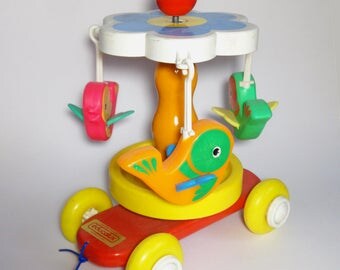 Vintage pull toy - EDUCALUX