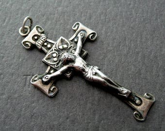 Vintage Sterling Silver Crucifix