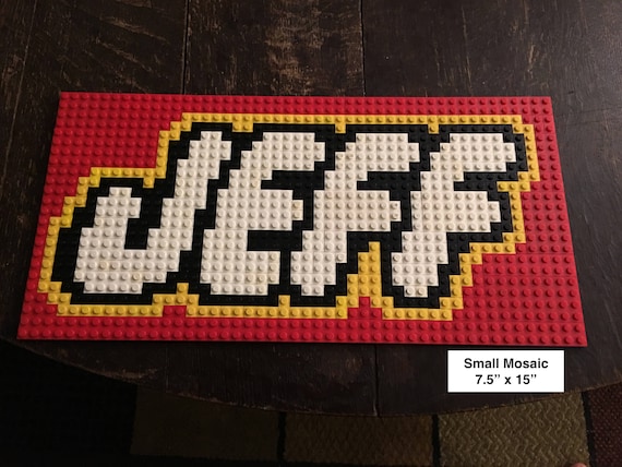 Custom Name LEGO Mosaic (Your name in LEGO font)