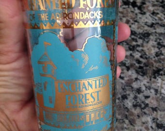The Enchanted Forest of the Adirondacks Old Forge, New York Souvenir Glass