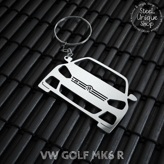 VW Golf MK6 R Keychain
