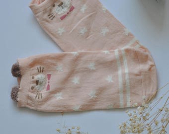 Adult socks, fox socks, ankle socks mustard socks, cute socks, summer socks, girls socks, women socks