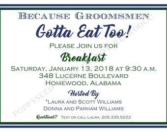 Groomsmen invitation | Etsy