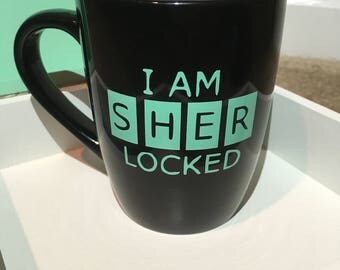I Am Sherlocked Mug (Sherlock Holmes) - Personalized Colors