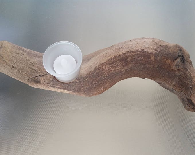 Driftwood Votive, Driftwood Candle Holder, Wood Candle Holder, Rustic Votive **FREE SHIPPING