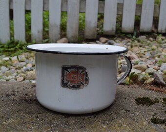 Vintage Lisk Brand Children's Chamber Pot, Vintage Porcelain Pot