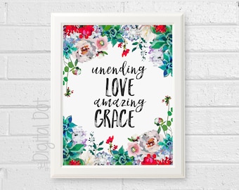 Amazing Grace Wall Decor grace wall art | etsy Amazing Grace Wall Decor grace wall art | etsy