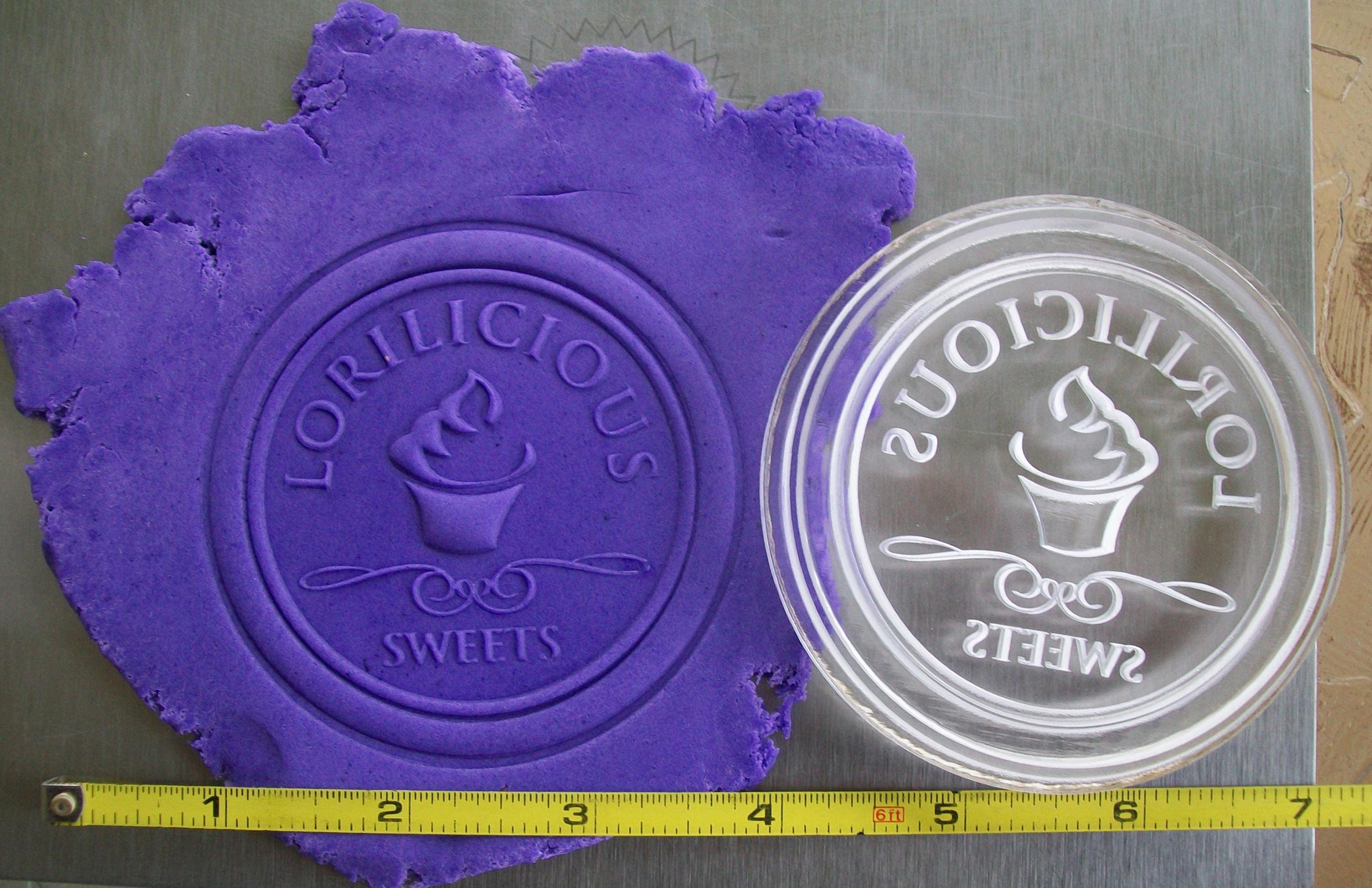 Custom Fondant Stamp or Fondant Embossing Die under 2