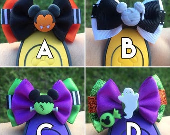 Magic Band Bow - Halloween Magic Band Bows - Magic Band Accessories