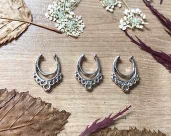 Silver Fake Septum Ring // D //