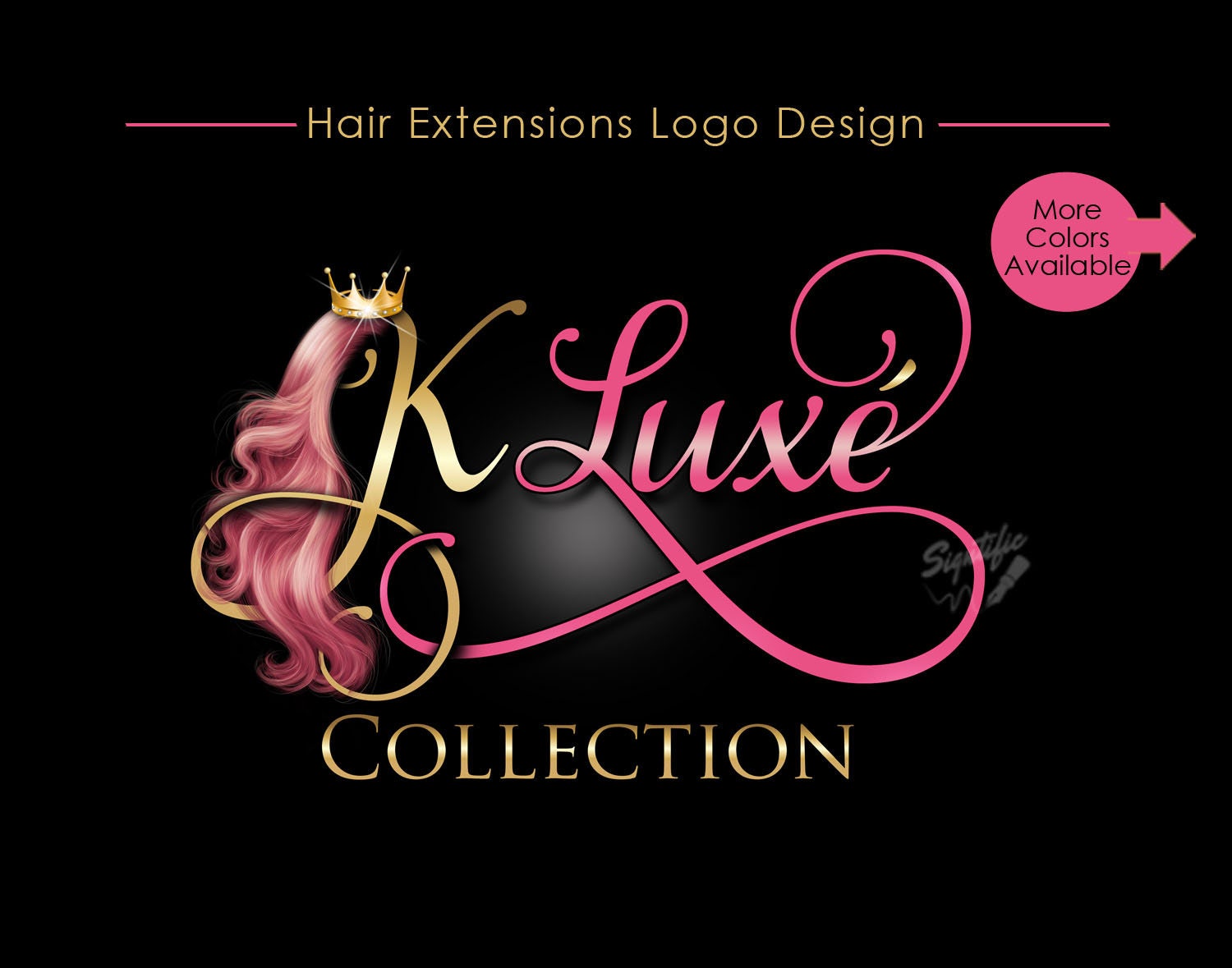 Hair Extensions Logo, Hair Strands Business Logo, Virgin Hair Logo ...