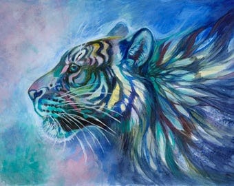Ocean Tiger 8x12" Lustre print