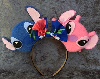 Stitch And Angel Ears