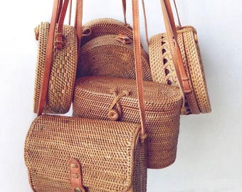 Rattan Bag / Ata Bag / Rectangle Bag / Box Bag / Rattan Rectangle Bag / Sol Bag / Tan Bag / Designer Bag / Luxury Bag / Bag