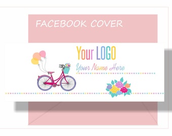 Facebook Cover * Facebook Banner * Facebook Group * Shop Cover FB Album Facebook Profile Bicycle Design Facebook Photo Cover * DDS * A&D