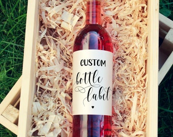 Custom bottle labels PRINTABLE wine label Custom wine labels Custom wine sticker Personalized wine bottle labels gift Wedding Wine label