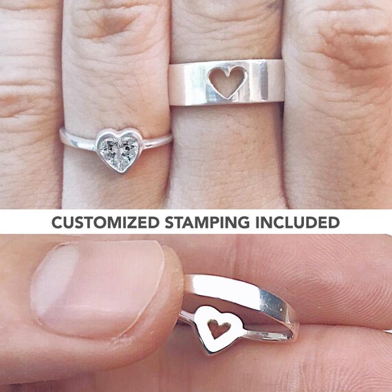 His and Her Promise Rings Promise Rings For Couples Promise