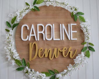 Nursery Name Sign//18