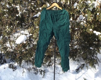 green nike windbreaker pants