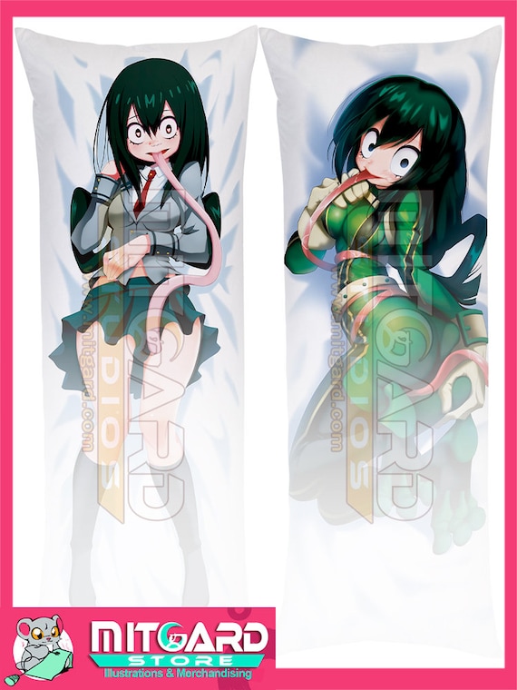 Cover Case Dakimakura Hero Hero Academia Tsuyu Asui Anime