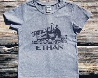 Train Birthday Shirt, Personalized Birthday Shirt, Birthday Train Shirt