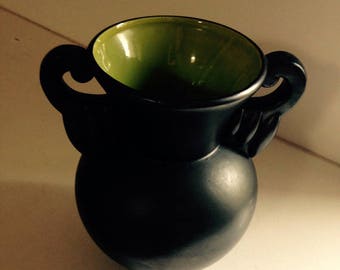 Grand vase décoratif en céramique B. LETALLE, Great looking french ceramic vase mid century