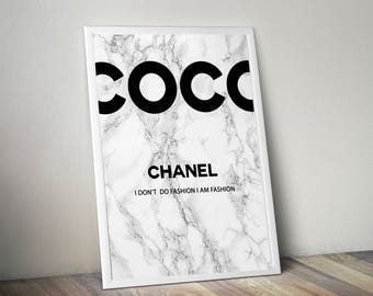 Coco Chanel, Coco Chanel marble, Chanel print, fashion print, coco chanel poster, chanel poster, marble print, coco, chanel fashion, marble