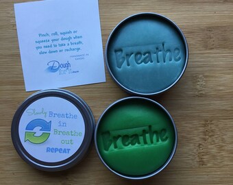 Aromatherapy stress relief dough, stim toy, fidget, sensory, anxiety relief, calm down, anxiety aid, stress toy, stress ball, breathe